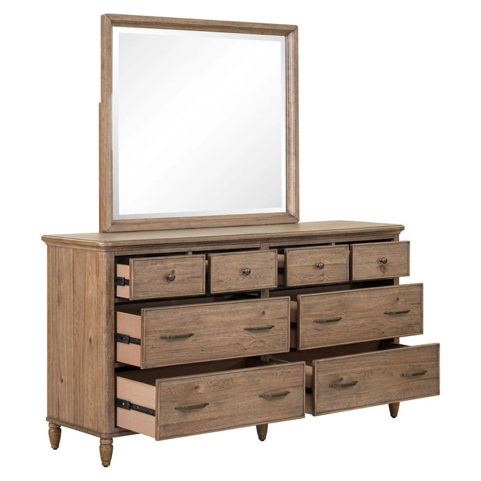 Hickory Grove Dresser & Mirror image