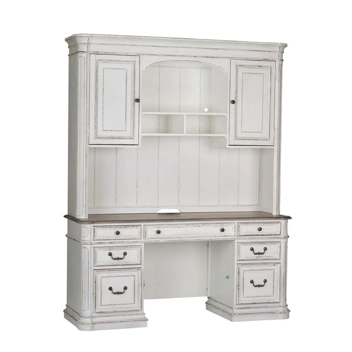 Magnolia Manor Credenza & Hutch image