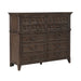 Paradise Valley 10 Drawer Chesser in Saddle Brown image