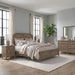 Hickory Grove California Panel Bed, Dresser & Mirror, Night Stand image