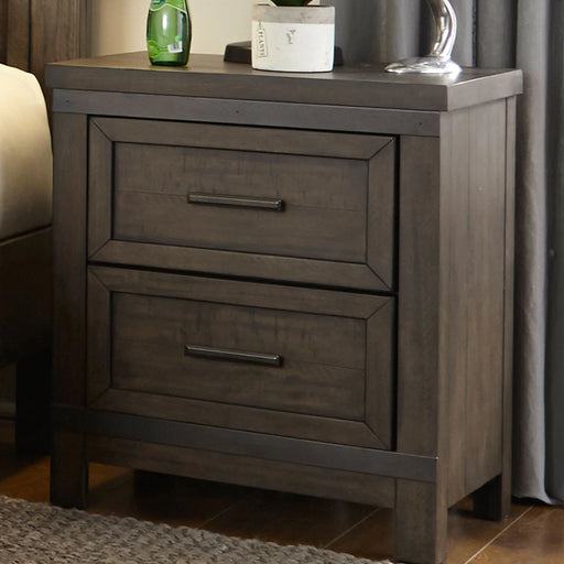 Thornwood Hills 2 Drawer Nightstand in Rock Beaten Gray image