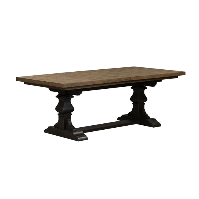 Harvest Home 5 Piece Trestle Table Set