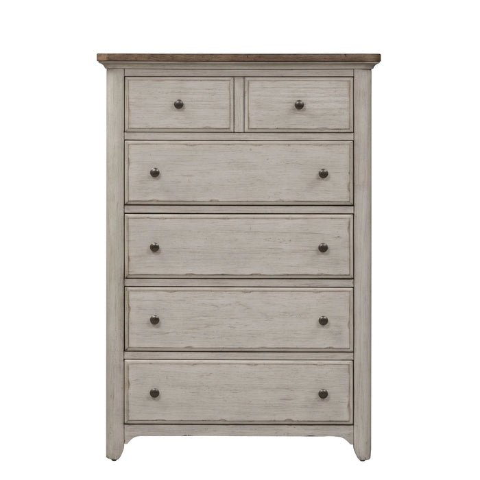 Farmhouse Reimagined Poster Bed, Dresser & Mirror, Chest image