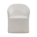 Accent Dining Accent Dining Chair w/ Casters - Ivory image