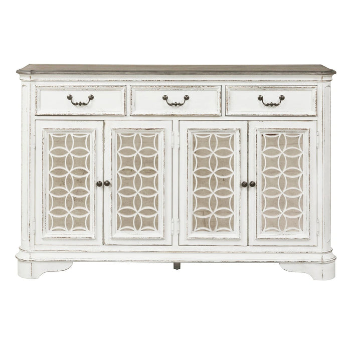 Magnolia Manor Hall Buffet in Antique White image