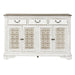 Magnolia Manor Hall Buffet in Antique White image