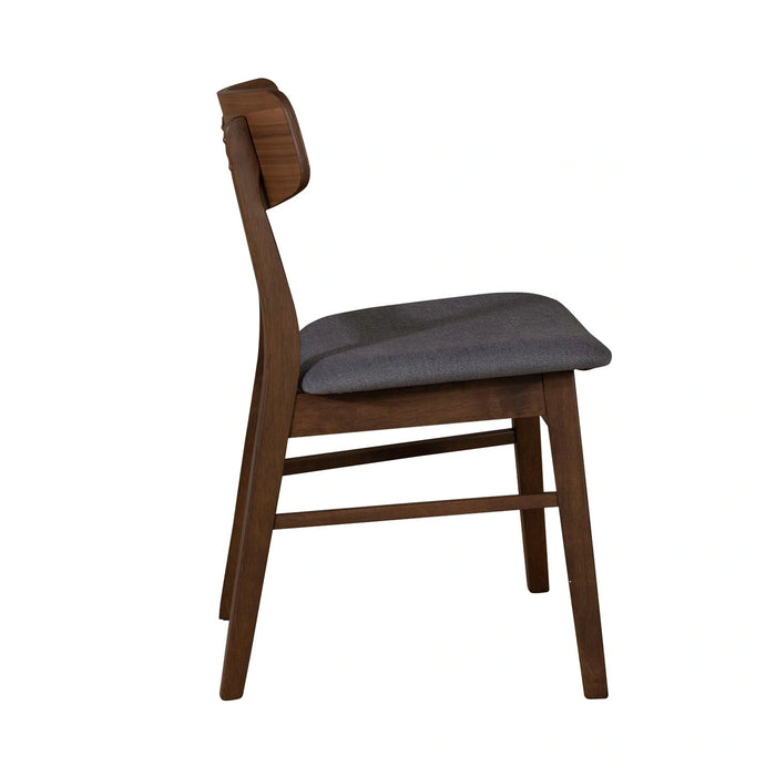 Space Savers Panel Back Side Chair- Grey (RTA) image