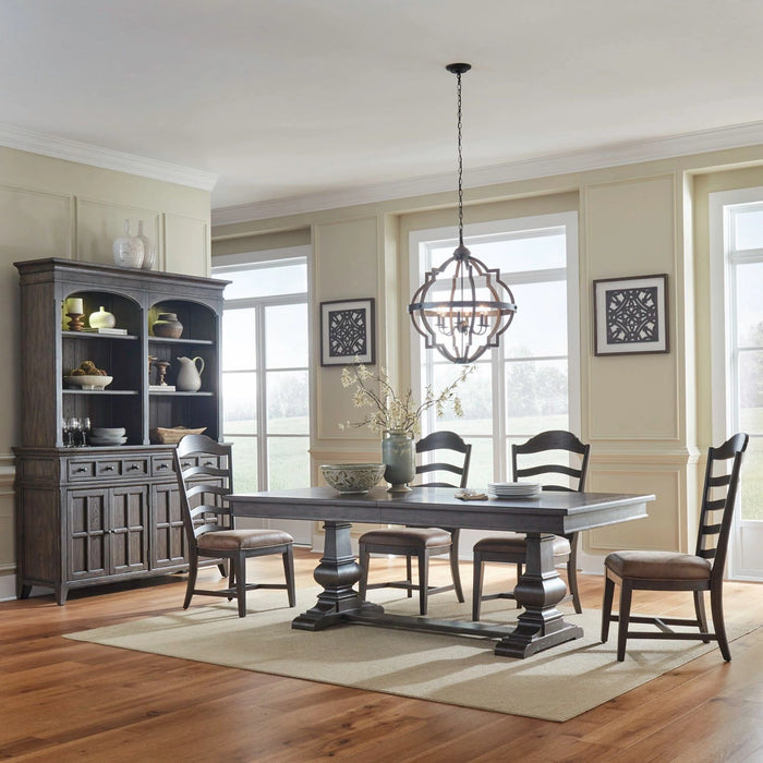 Paradise Valley 5 Piece Trestle Table Set image