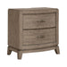 Avalon Nightstand with Charging Station in Burnished Beige image