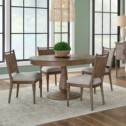 Hickory Grove 5 Piece Pedestal Table Set image