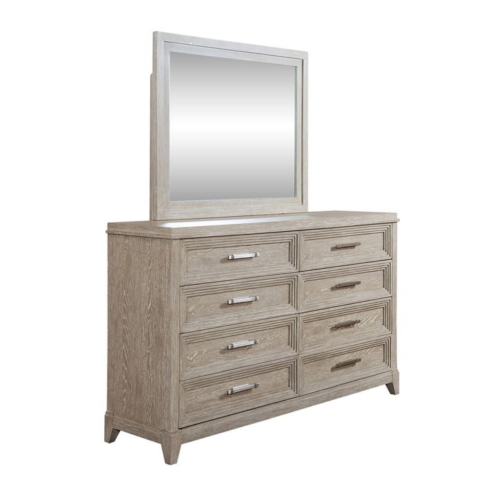 Belmar King California Panel Bed, Dresser & Mirror