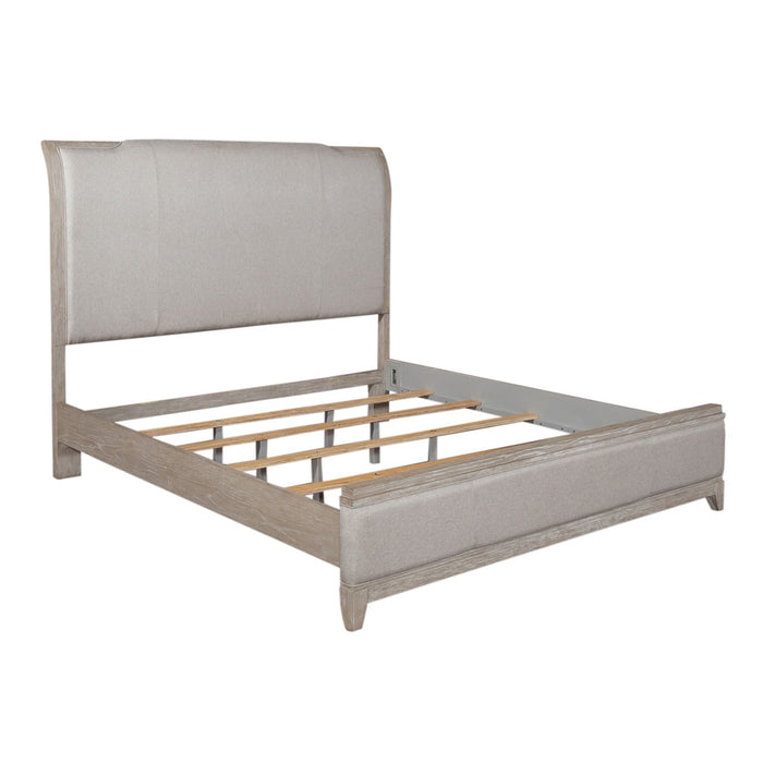 Belmar King Uph Bed, Dresser & Mirror