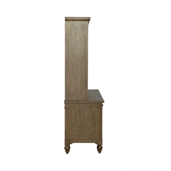 Americana Farmhouse Credenza & Hutch image