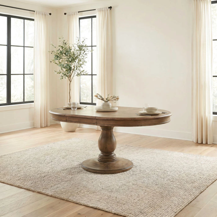 Homestead Haven Pedestal Table Set image