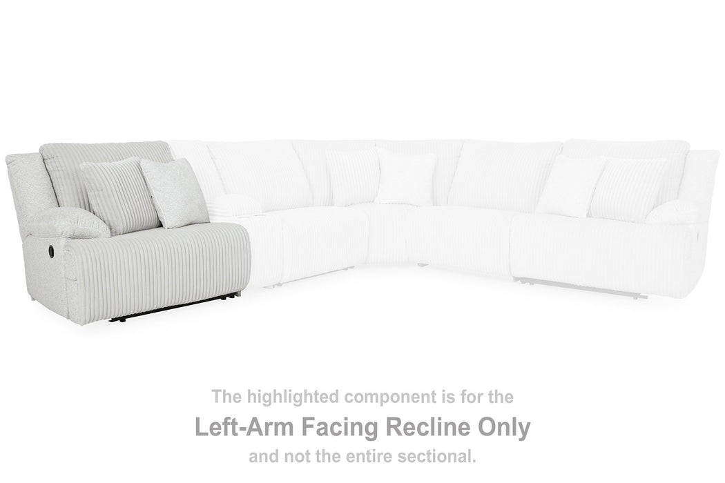 Top Tier Reclining Sectional Sofa with Chaise