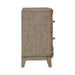Avalon Nightstand with Charging Station in Burnished Beige image
