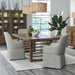 Shaker Lakes 5 Piece Double Pedestal Table Set image