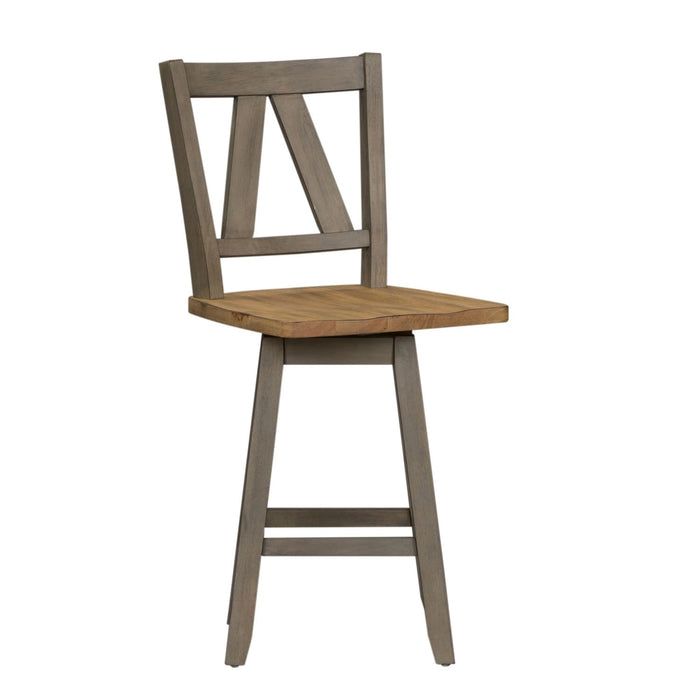 Lindsey Farm Counter Height Swivel Chair (RTA) image