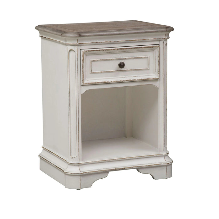 Magnolia Manor 1 Drawer Night Stand in Antique White image