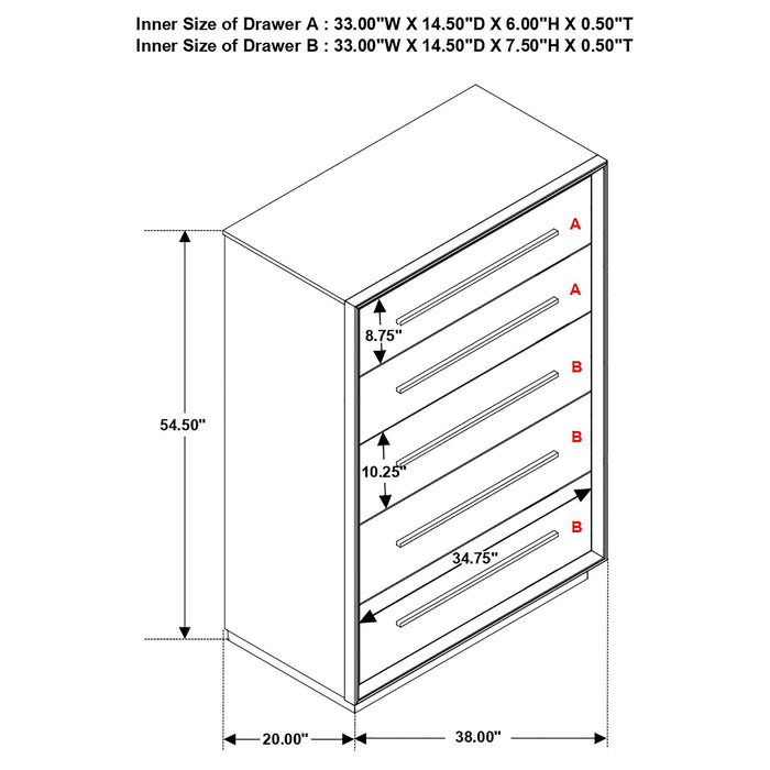 Durango Chest of Drawers