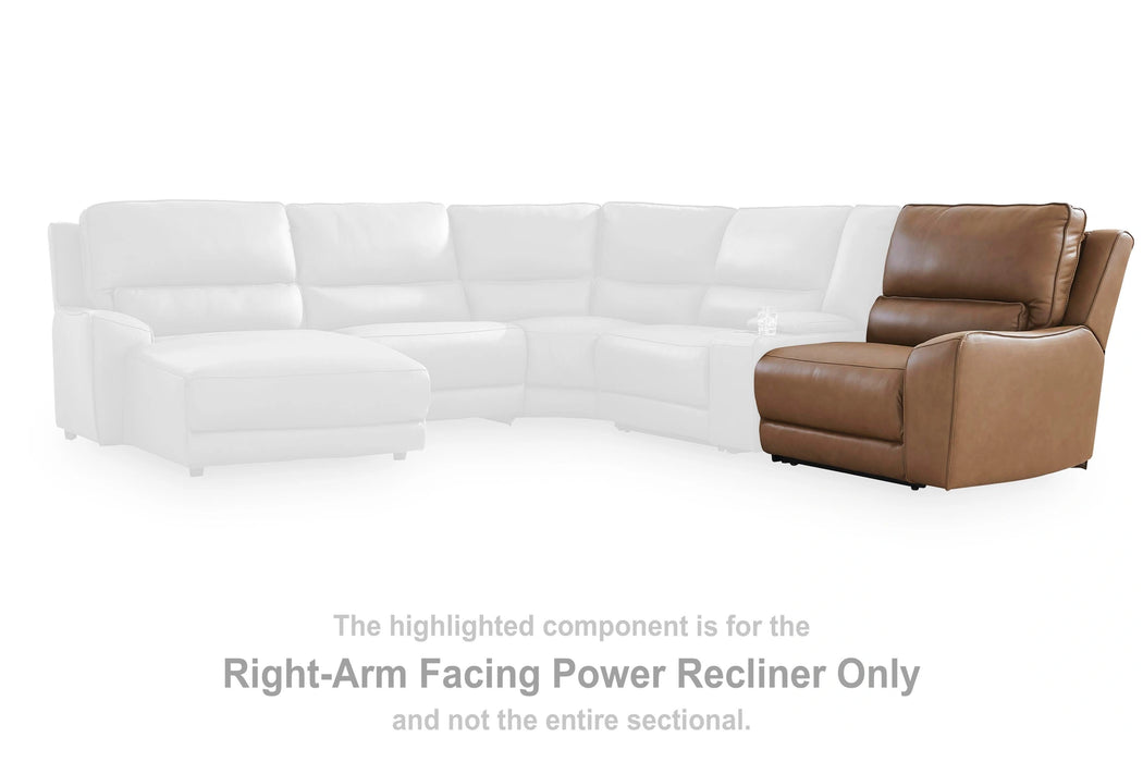 DeepWakes Reclining Sectional with Storage Console