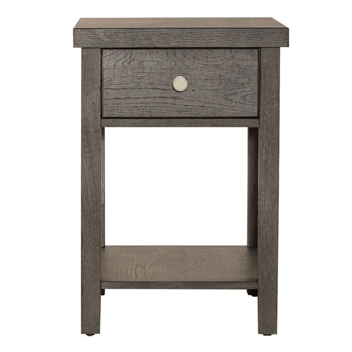 Modern Farmhouse Drawer Chair Side Table image