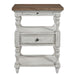 Farmhouse Reimagined Drawer Nightstand in Antique White image