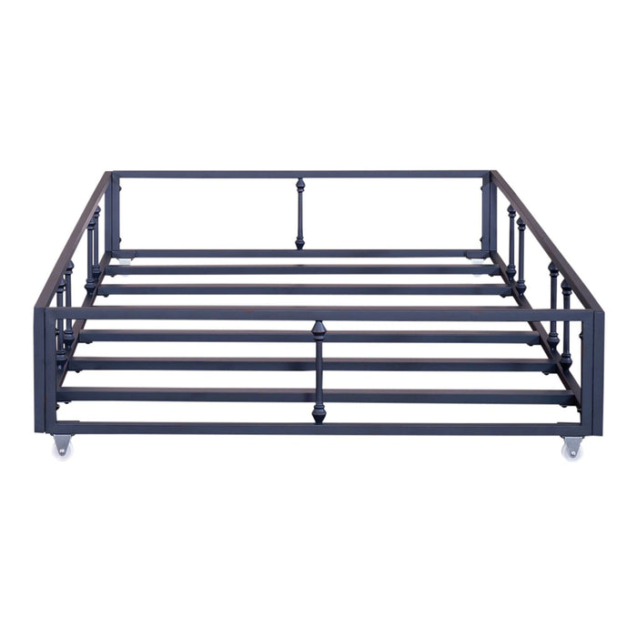 Vintage Series Twin Metal Trundle in Navy image
