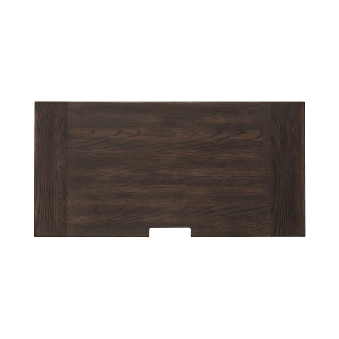 Paradise Valley 2 Door Bedside Chest with Charging Station in Saddle Brown image