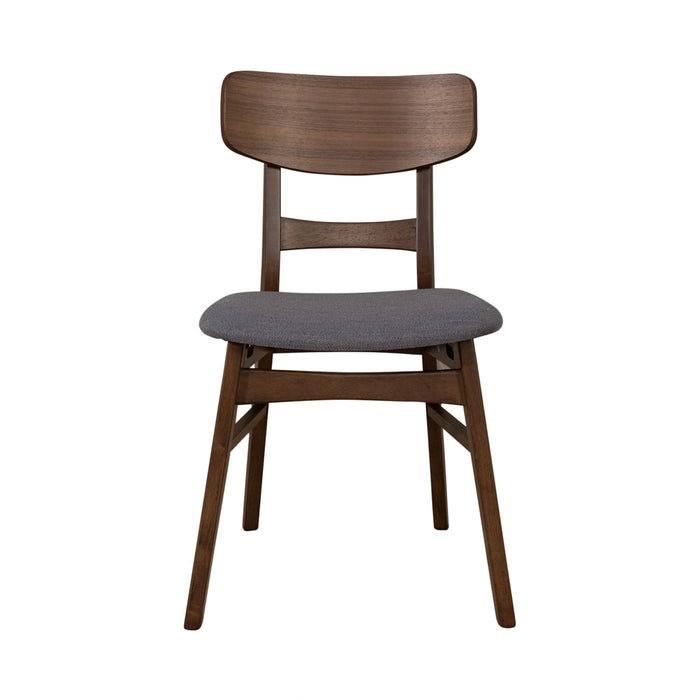 Space Savers Panel Back Side Chair- Grey (RTA) image