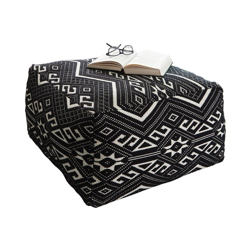 Ofira Accent Stool Black and White image