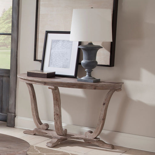Greystone Mill Sofa Table in Stone White image