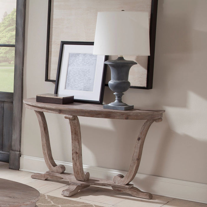 Greystone Mill Sofa Table in Stone White image