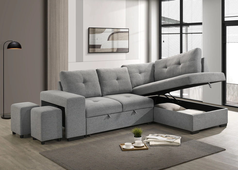 Roanne Pull-Out Sleeper Sectional Sofa