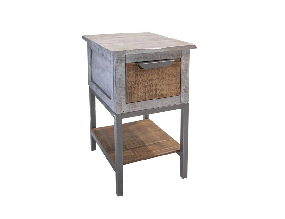 Mita 1 Drawer, Chair Side Table