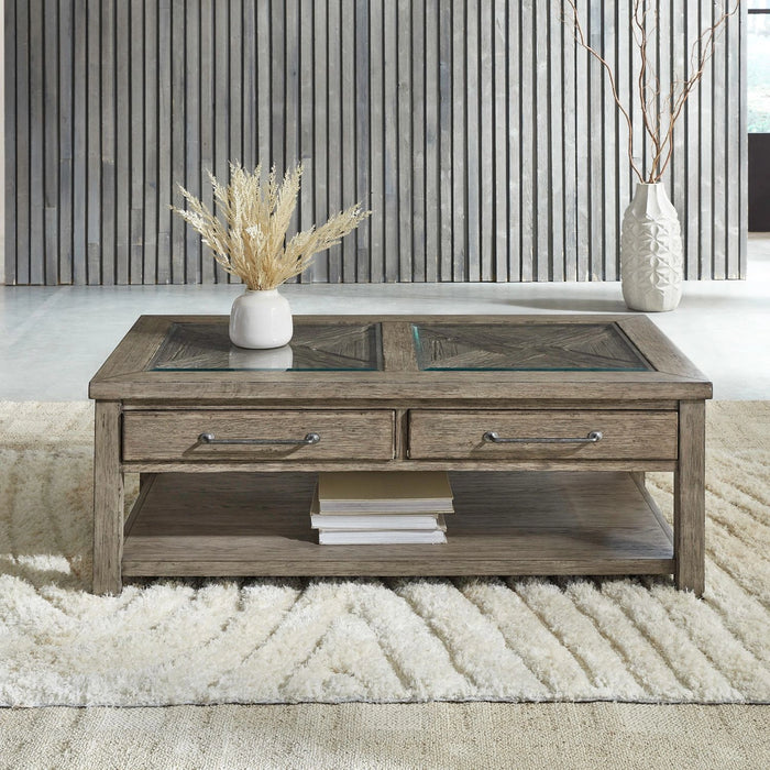 Skyview Lodge Cocktail Table in Cobblestone image