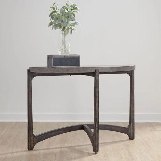 Cascade Sofa Table in Wire Brush Rustic Brown image