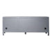 Marisol 65 Inch 3 Door Accent TV Stand in Weathered Honey and Soft Wash Gray image