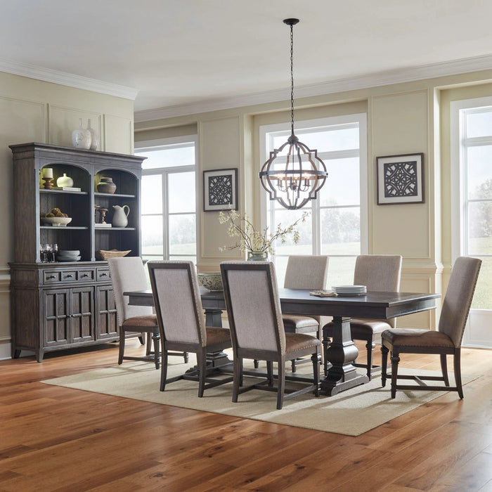 Paradise Valley Opt 7 Piece Trestle Table Set image
