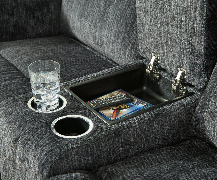 Martinglenn Power Reclining Loveseat with Console
