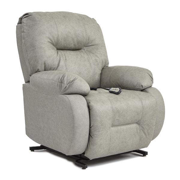 BRINLEY LEATHER POWER SPACE SAVER RECLINER- 8MP84LV