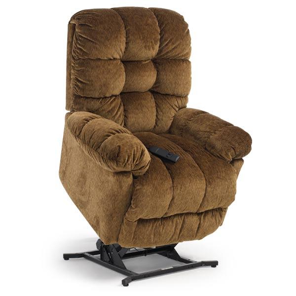 BROSMER LEATHER SPACE SAVER RECLINER- 9MW84-1LU