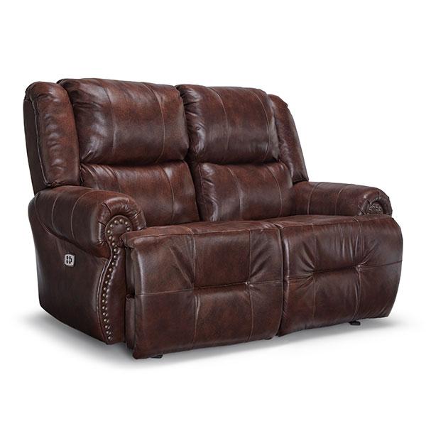 GENET LOVESEAT LEATHER POWER HEAD TILT SPACE SAVER LOVESEAT - L960CZ4