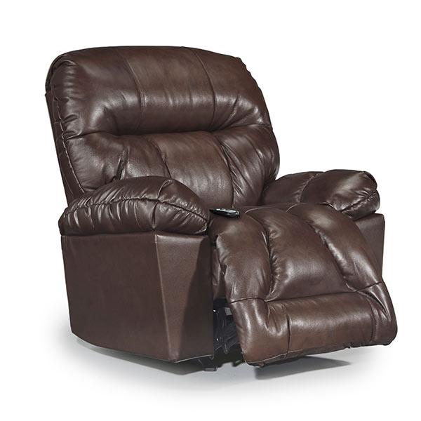 RETREAT LEATHER POWER SWIVEL GLIDER RECLINER- 8NP05LU