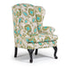 SYLVIA QUEEN ANNE WING CHAIR- 0710AB image
