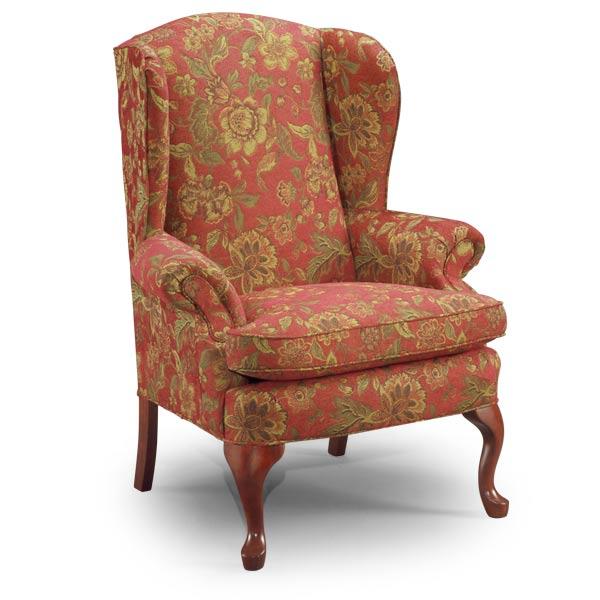 SYLVIA QUEEN ANNE WING CHAIR- 0710AB