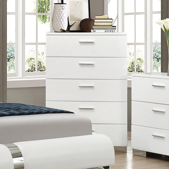 Felicity Contemporary Five Drawer Chest