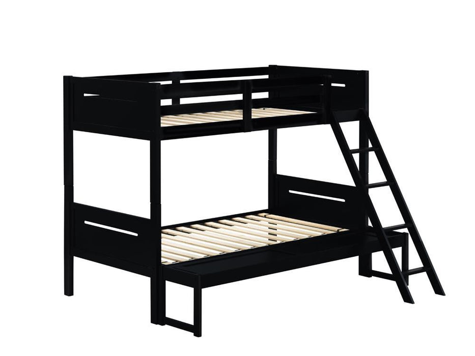 405052BLK TWIN/FULL BUNK BED