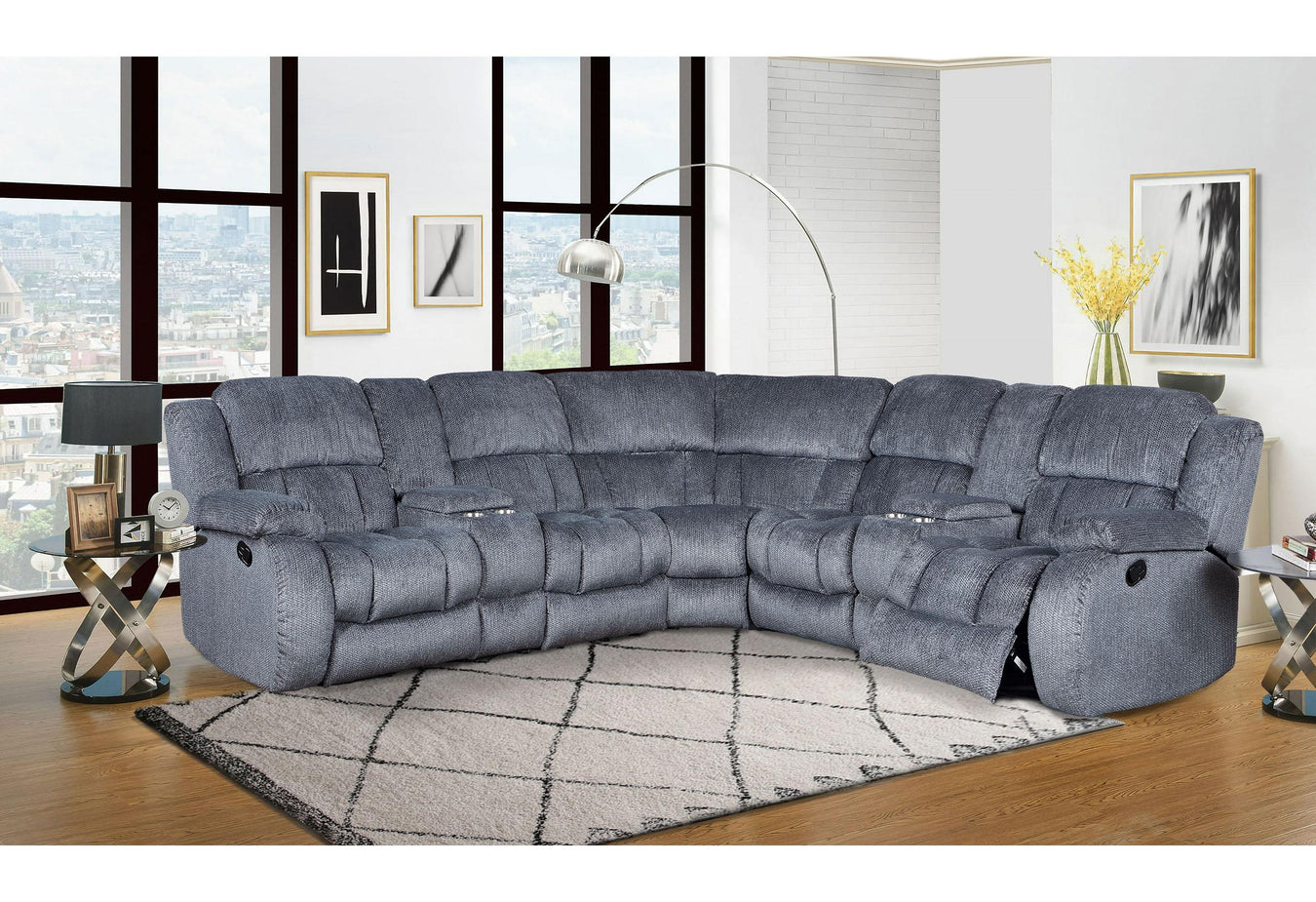 U250 Grey Sectional Collection