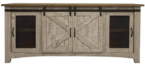 Pueblo Collection 4 Doors 80" TV Stand in Oyster image